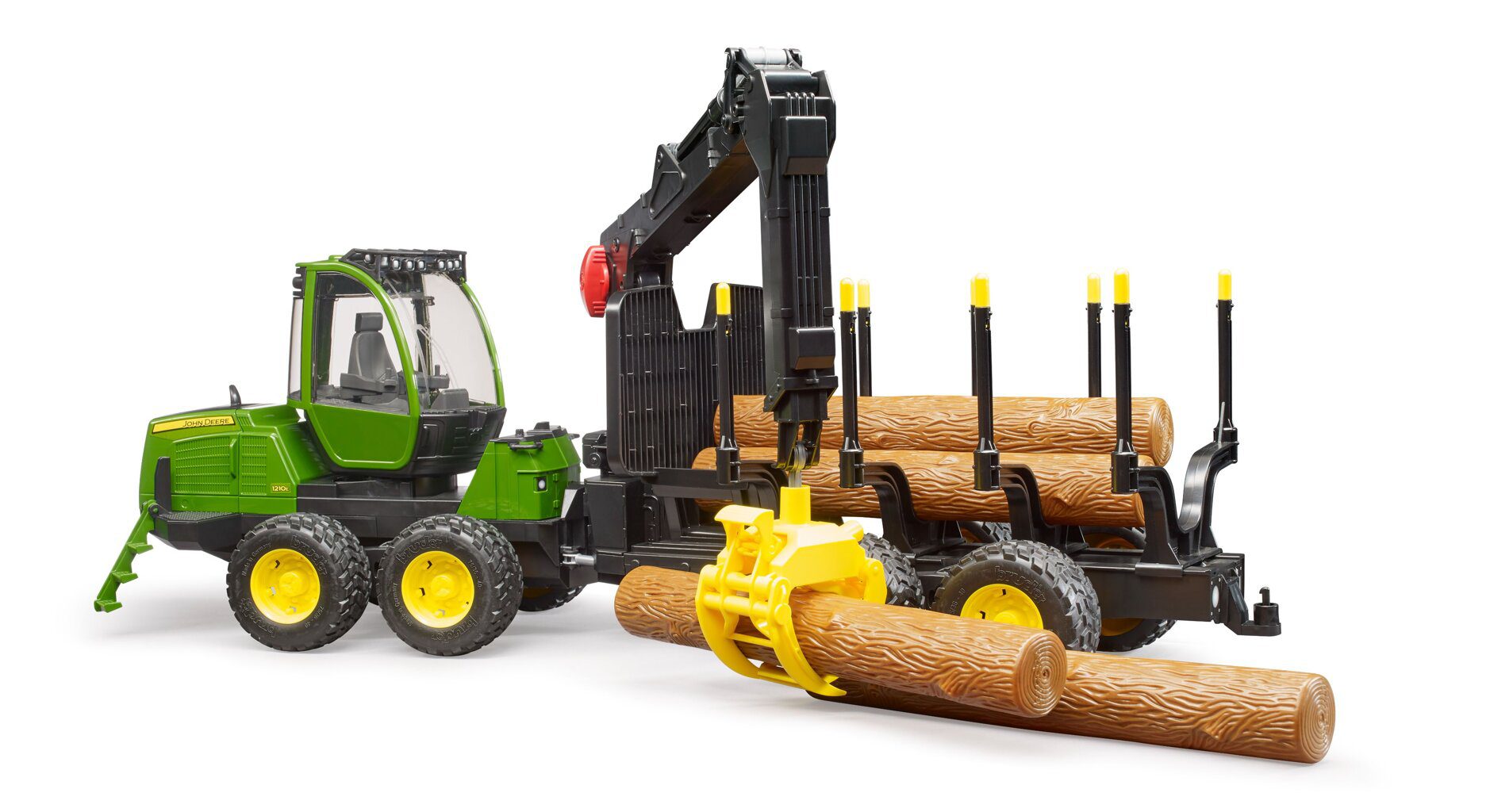 Ciągnik leśny John Deere 1210E - Bruder 2133