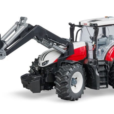 Ciągnik Steyr 6300 Terrus CVT + ładowacz czołowy - Bruder 3181