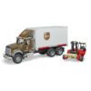 Mack Granite UPS z wózkiem widłowym - Bruder 2828