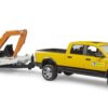 RAM Rental Service z koparką - Bruder 2546