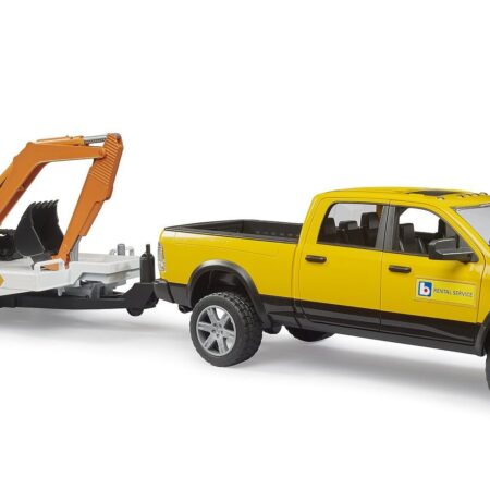 RAM Rental Service z koparką - Bruder 2546
