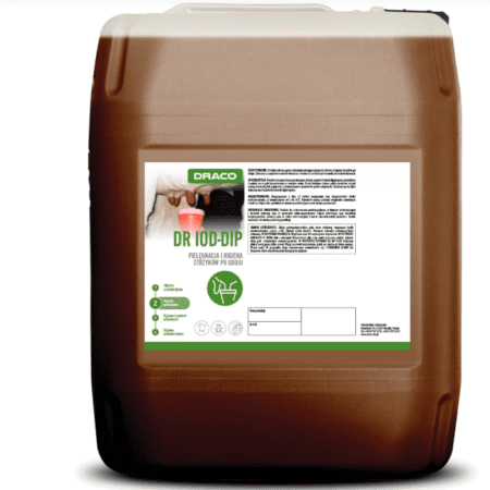 DR IOD-DIP PREPARAT DO DIPINGU PO UDOJU 20KG  5 tyś ppm  Draco