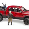 RAM 2500 Power Wagon z Ducati Desert Sled i kierowcą  BRUDER 02502
