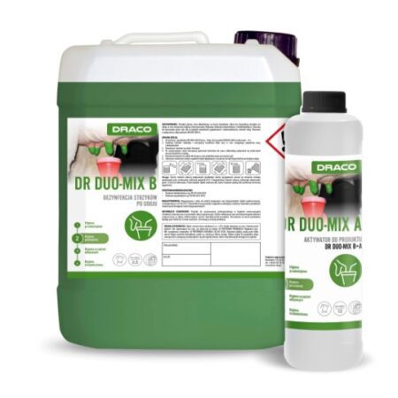 DUO-MIX B + A PIELĘGNACJA I DEZYNFEKCJA STRZYKÓW PO UDOJU  10kg DRACO