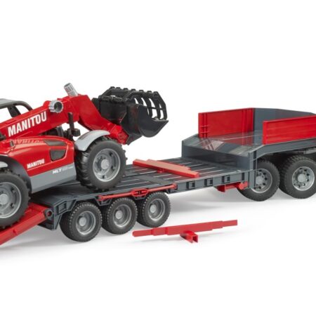 Laweta MAN TGA z ładowarką Manitou Bruder 02774